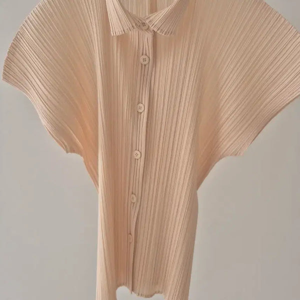 [BUNJANG] Pleats Please Ivory Shirt Size 3 / 플리츠플리즈 셔츠