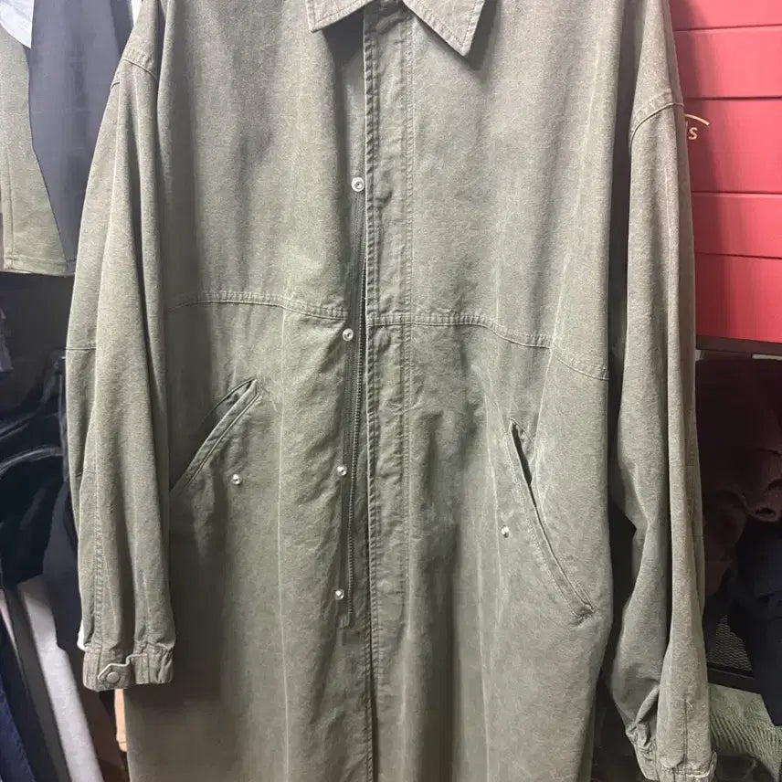 [BUNJANG] Dive In Trucker Parka Khaki Size 1 / 다이브인 트러커 파카 카키 1사이즈