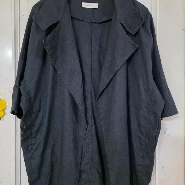 [BUNJANG] Linen Jacket / 가을 고급스러운 디자인이쁜 핏이이쁜 마  린넨  자켓 깨끗해요
