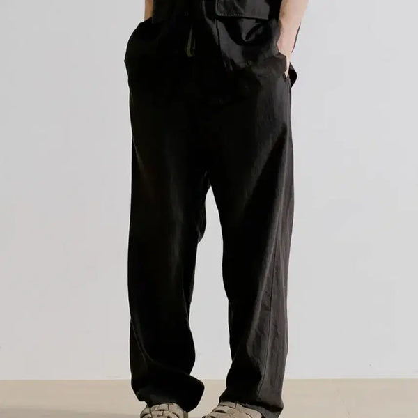 [BUNJANG] Union Blue Linen Easy Pants (Mud Brown) - Size M / 유니온블루 linen easy pants ( mud brown) m사이즈