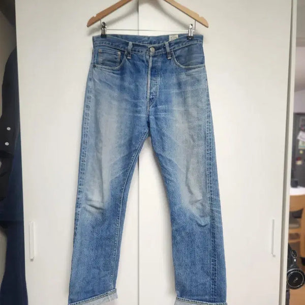 [BUNJANG] OrSlow Washed Denim Pants Size 2 / 오어슬로우 워싱 2사이즈
