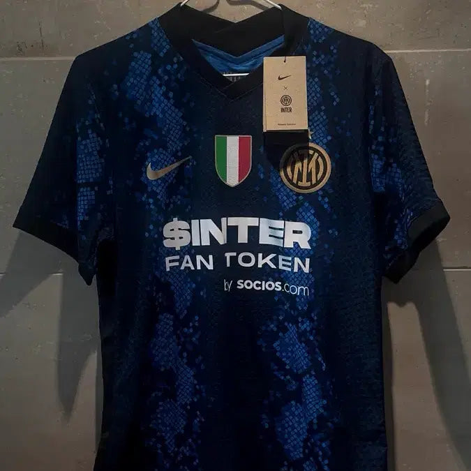 [BUNJANG] Inter Milan 21-22 Home Authentic Player Issue Jersey - Size M / 21-22 인터밀란 홈 어센틱 M 미마킹 인테르
