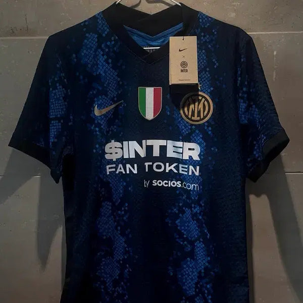 [BUNJANG] Inter Milan 21-22 Home Authentic Player Issue Jersey - Size M / 21-22 인터밀란 홈 어센틱 M 미마킹 인테르