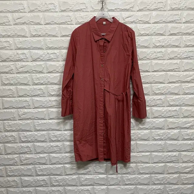 [BUNJANG] Long Sleeve Shirt Dress / 4005) 긴팔 셔츠 원피스