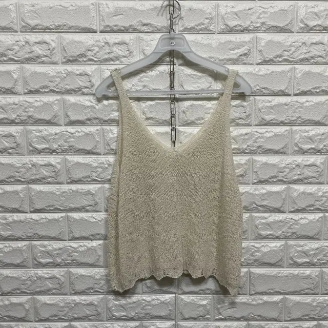 [BUNJANG] Knit Bustier Top / 4014) 니트 뷔스티에
