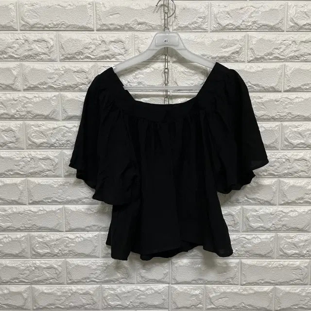 [BUNJANG] Short Sleeve Blouse / 4022) 반팔 블라우스