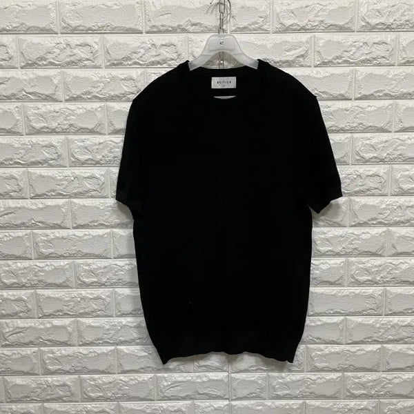 [BUNJANG] Knit T-Shirt Short Sleeve / 4025) 반팔 니트티셔츠