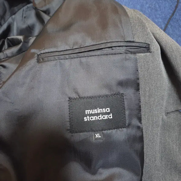 [BUNJANG] Musinsa Standard Daddy Shoulder Oversized Blazer Medium Grey XL / 무신사 스탠다드 대디 숄더 오버 사이즈 블레이저 미디엄그레이 XL 판매