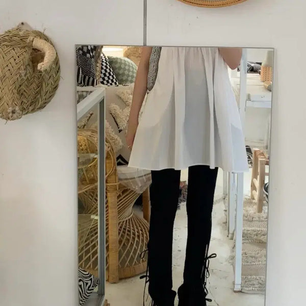 [BUNJANG] Courrier Ribbon Slit Leggings Pants / [courrier] 리본 레깅스 팬츠
