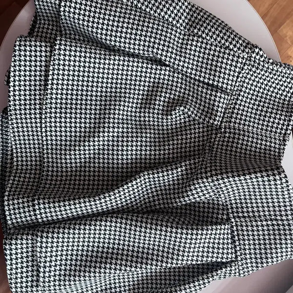 [BUNJANG] Michelle Macaron Chidori Gingham Skirt S Size / 미셸마카롱 미각 스커트 s 치도리 깅엄 스나계 양지뢰