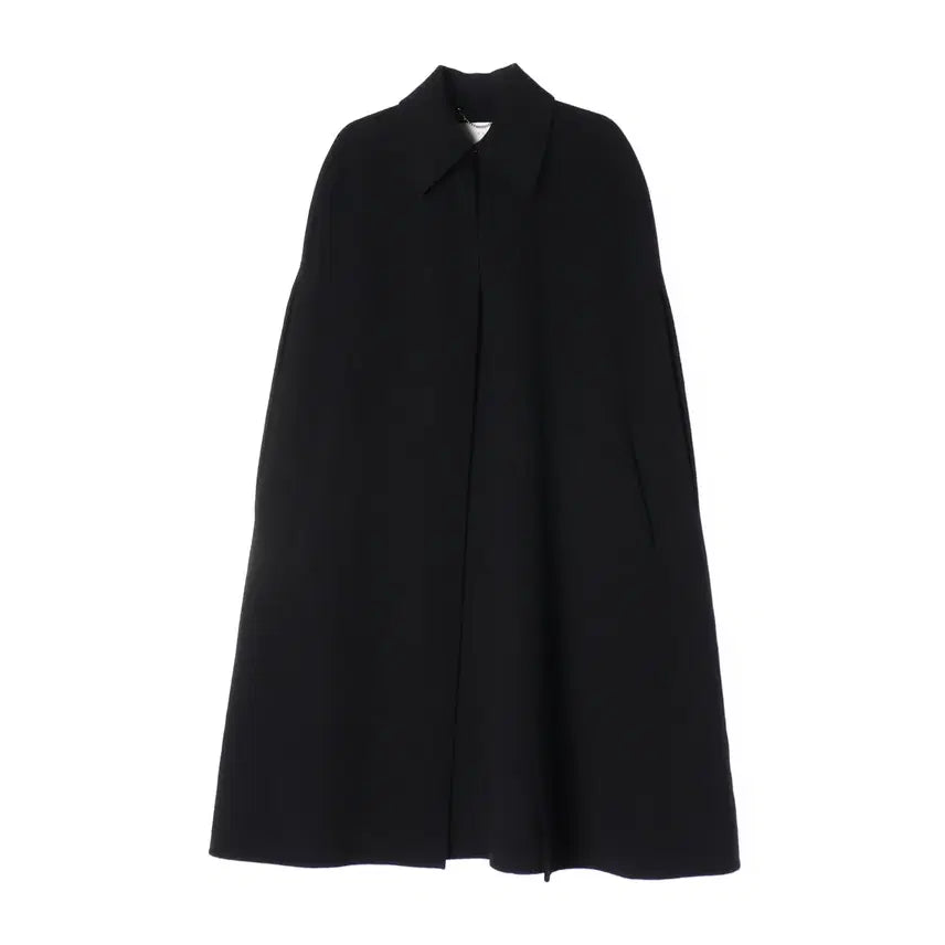 [BUNJANG] MICHAA Wool Blend Cape Long Coat / 미샤 울 블렌드 케이프 롱 코트
