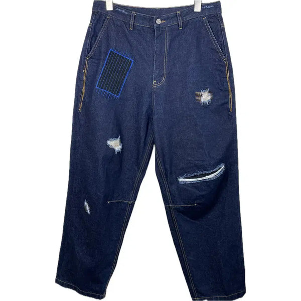 [BUNJANG] Ader Error Mimic Dark Navy Pants / [A2] 더에러 미믹 진 다크 네이비