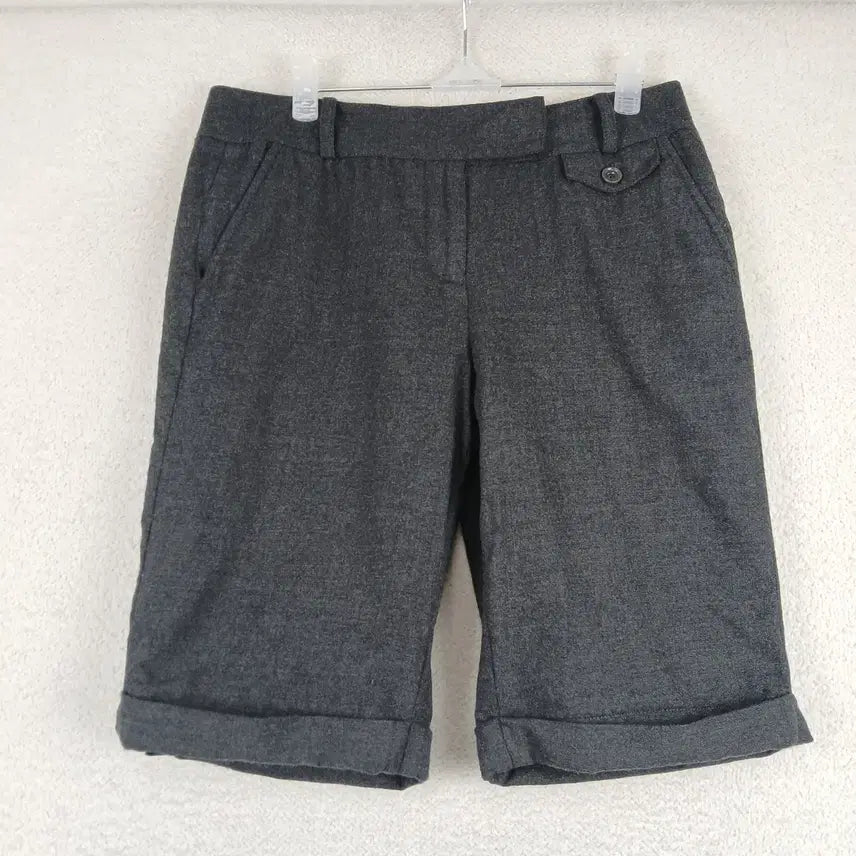 [BUNJANG] Tommy Hilfiger Women's Grey Wool Shorts (Size 28) / 타미힐피거 여성 그레이 모직 반바지(28)