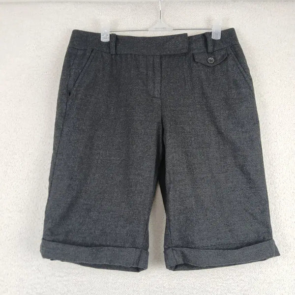 [BUNJANG] Tommy Hilfiger Women's Grey Wool Shorts (Size 28) / 타미힐피거 여성 그레이 모직 반바지(28)