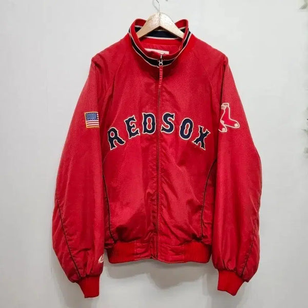 [BUNJANG] Majestic Boston Red Sox Varsity Jacket / 마제스틱 보스턴 레드삭스 바시티 자켓