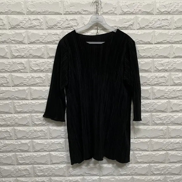 [BUNJANG] Choi Bok Ho Pleated Long Sleeve Blouse / 4033) 최복호 플리츠 긴팔 블라우스