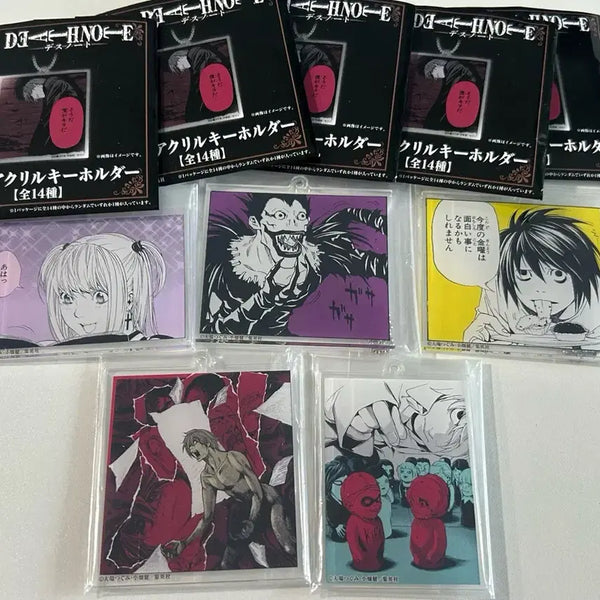 [BUNJANG] Death Note DMM Kuji E Prize Acrylic Keychain Bundle Set (Misa, L, Light) / 일괄) 데스노트 dmm 쿠지 e상 아크릴 키링 미사, 엘, 라이토