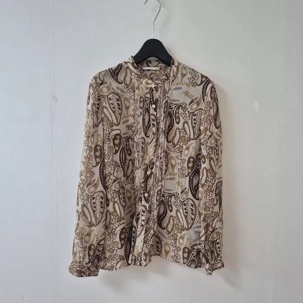 [BUNJANG] BCBG 100% Silk Blouse / BCBG 실크100 블라우스