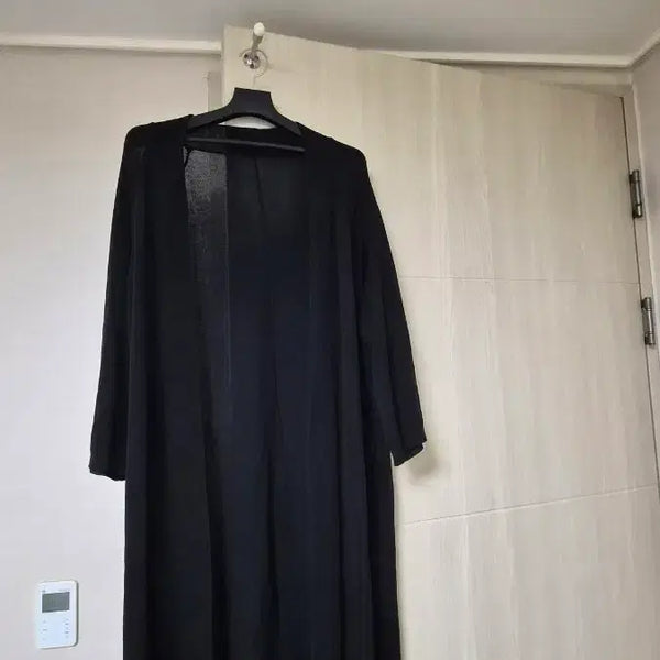 [BUNJANG] Black Long Cardigan / 블랙 롱 가디건