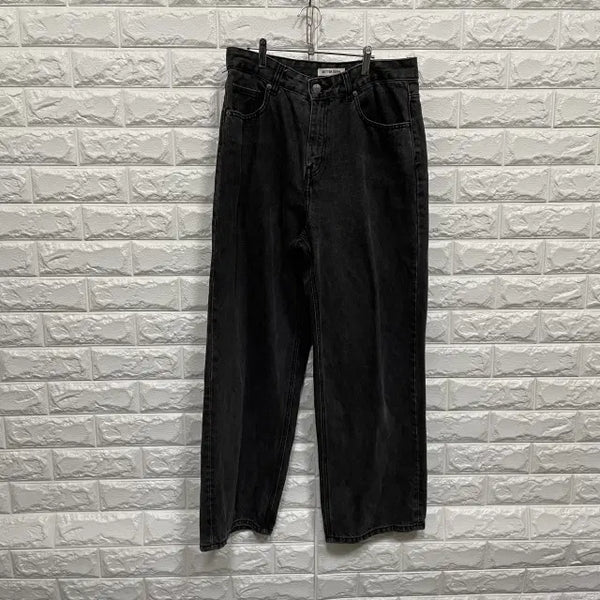 [BUNJANG] Black Denim Pants / 4046) 흑청데님바지