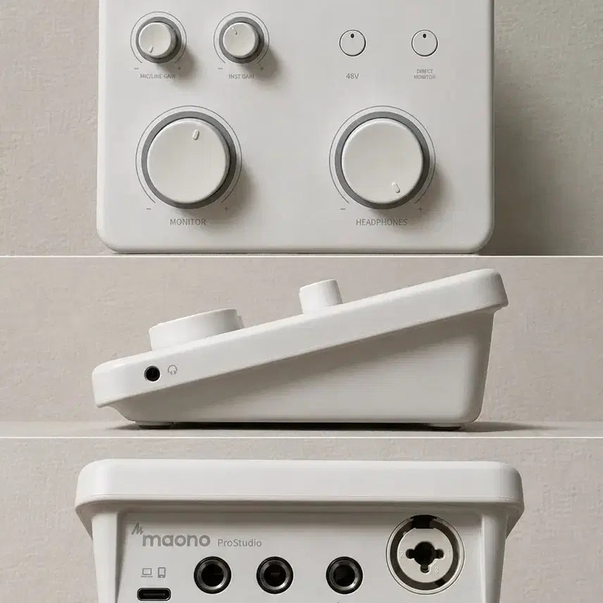 [BUNJANG] Maono Audio Interface for Recording, Podcasting, Broadcasting / 마오노 레코딩 팟캐스트 방송 녹음용 오디오 인터페이스
