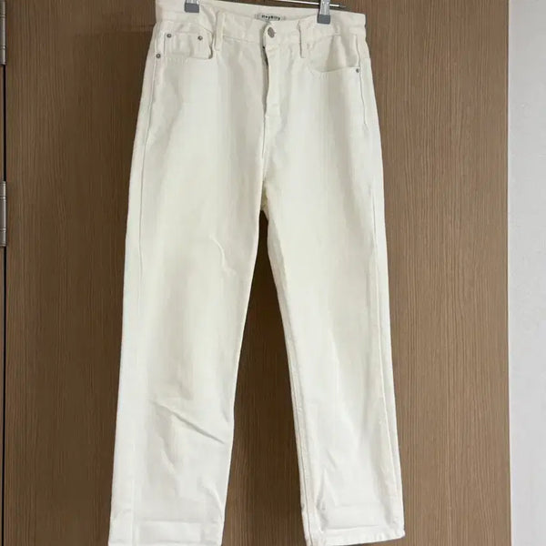 [BUNJANG] Ivory Denim Pants / 아이보리 데님바지