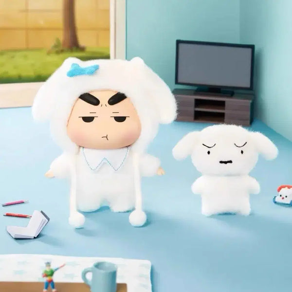 [BUNJANG] Crayon Shin-chan Shiro Plush Keychain / 짱구는 못말려 짱구 흰둥이 시크릿 인형 누이 키링