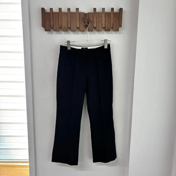 [BUNJANG] Theory Black Slim Fit Slacks Pants / 띠어리 블랙 슬랙스팬츠 새제품