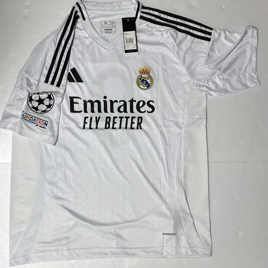 [BUNJANG] Real Madrid 24/25 Home Kit Mbappé XL / (상점정리할인중) 24/25 레알마드리드 홈 유니폼 음바페 XL