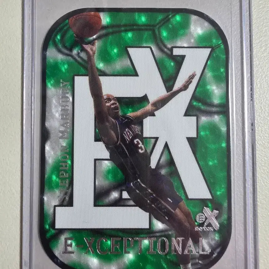 [BUNJANG] Stephon Marbury 1999-00 Skybox E-X Green New Jersey Nets Limited Edition Card / (레어)1999-00 nba 스테판 마버리 Skybox E-X 그린 뉴저지네츠