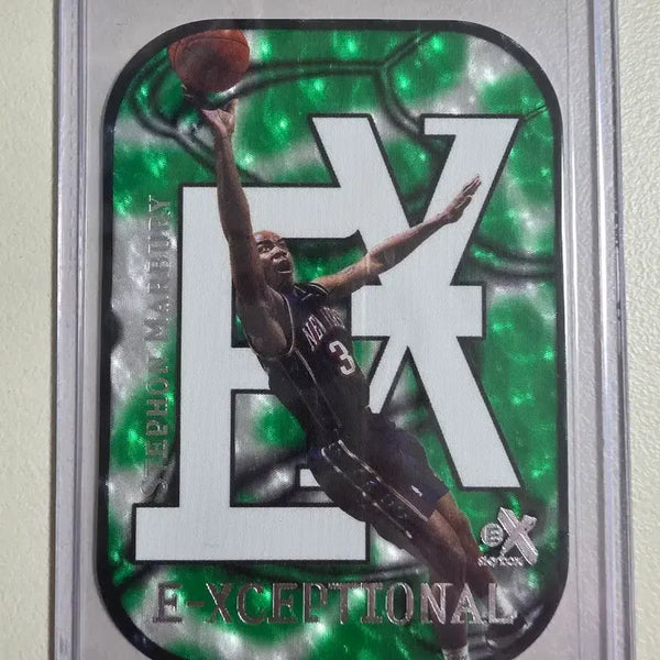 [BUNJANG] Stephon Marbury 1999-00 Skybox E-X Green New Jersey Nets Limited Edition Card / (레어)1999-00 nba 스테판 마버리 Skybox E-X 그린 뉴저지네츠