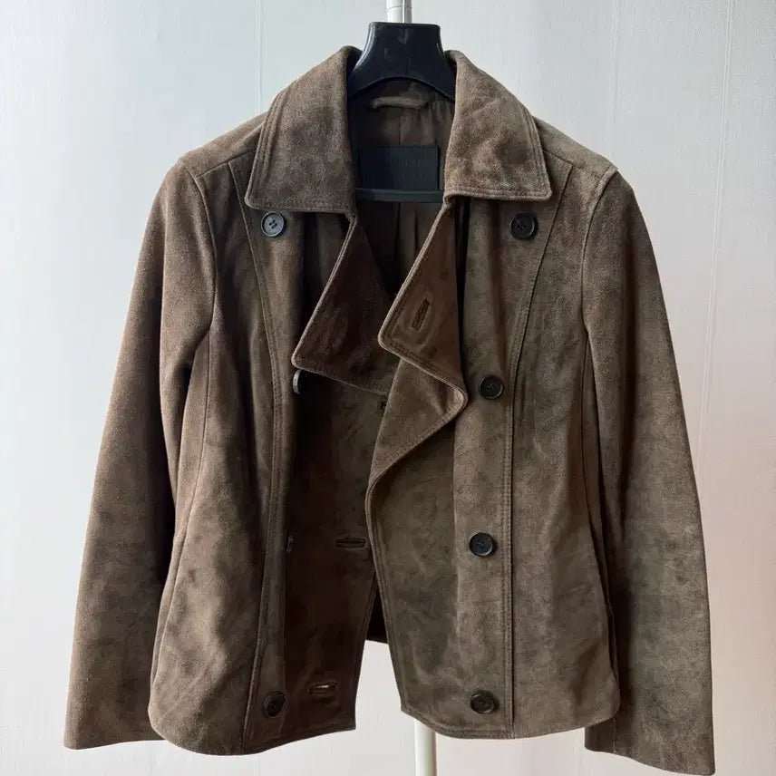 [BUNJANG] AllSaints Suede Button Detail Jacket Brown / 올세인츠 자켓
