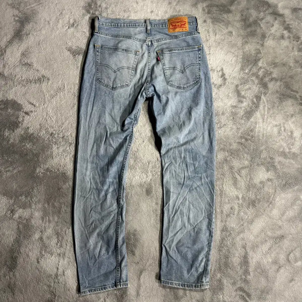[BUNJANG] Levi's 502 Light Wash Denim Pants / 리바이스 502 연청 워싱 데님팬츠 32/32