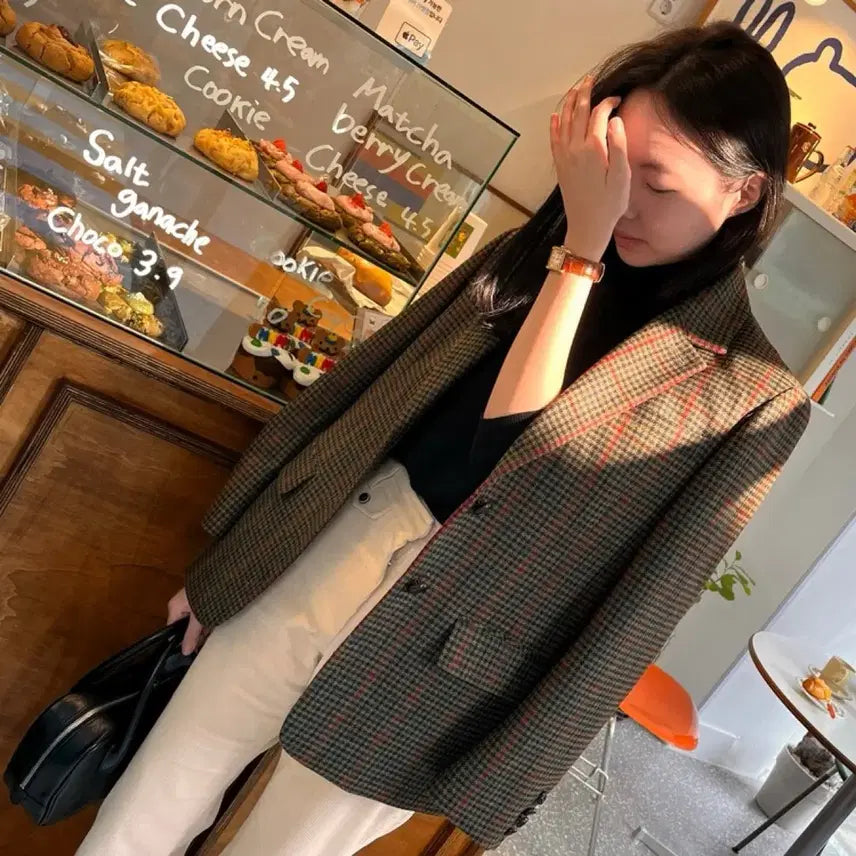 [BUNJANG] MabelleVie Moontweed Blazer Jacket / 마벨비 문트위드 자켓(Moontweed Blazer jacket)