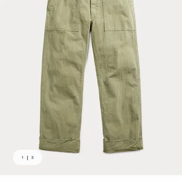 [BUNJANG] RRL Herringbone Fatigue Pants 30/30 / rrl 헤링본 퍼티그 30/30