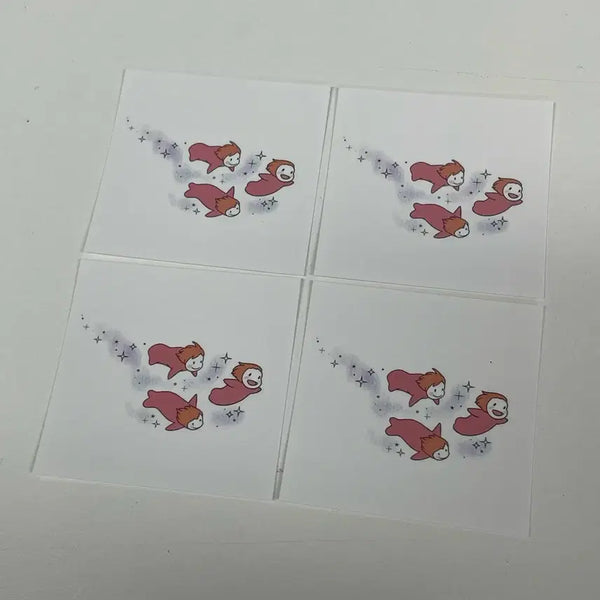 [BUNJANG] Ponyo Seal Sticker Set / 스티커) 포뇨 마감스티커