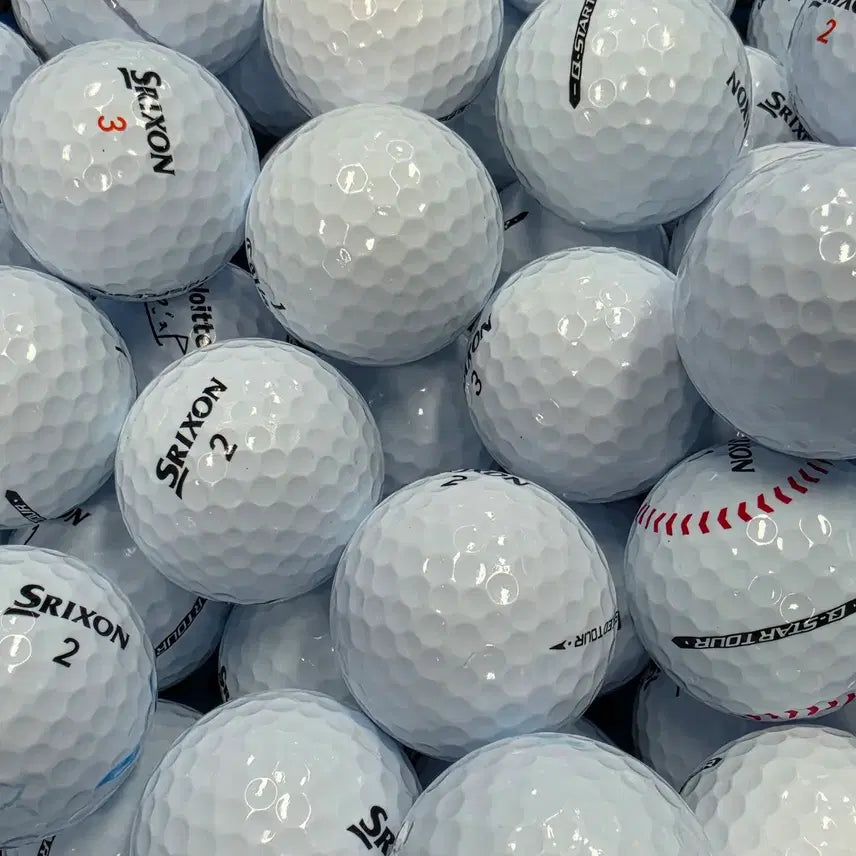 [BUNJANG] Srixon 3-Piece Lost Balls White A-Grade 40pcs (Mixed Models) / 스릭슨 3피스 로스트볼 화이트 A등급 40개 (혼합모델)