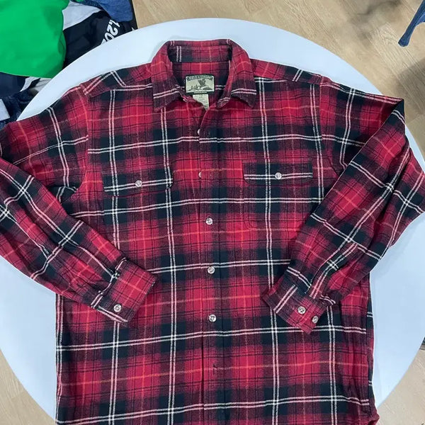 [BUNJANG] Field & Stream Heavy Cotton Check Shirt / 필드앤스트림 해비코튼 체크 셔츠