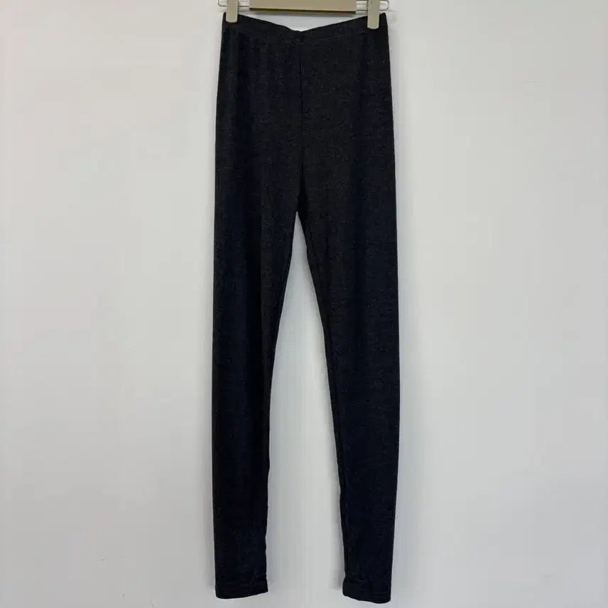 [BUNJANG] Basic Transitional Leggings Set (Charcoal/Light Gray) - 2 Count / 새상품 간절기 기본 레깅스 2개 일괄 (차콜/라이트 그레이)