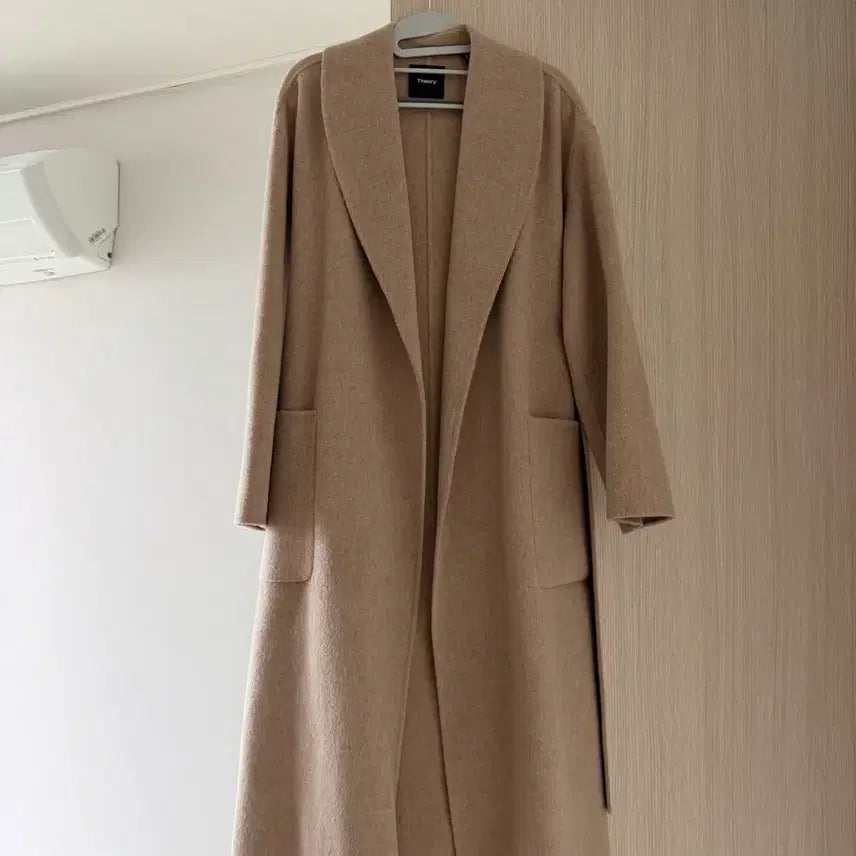 [BUNJANG] Theory Cashmere Shawl Collar Coat - Size P / 띠어리 캐시미어 코트 P 사이즈
