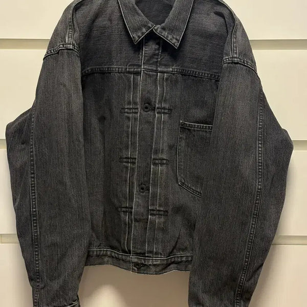 [BUNJANG] Orslow Trucker Jacket Black Size 5 / 오어슬로우 트러커 대전판 블랙 5사이즈
