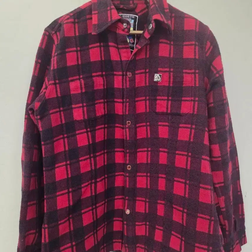 [BUNJANG] MooSnuker Strong Check Wool Checkered Shirt / 무스너클 스트롱 체크 모직 체크셔츠