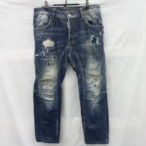 [BUNJANG] DSQUARED2 Distressed Wash Denim Jeans (Size 48) / 디스퀘어드2 데미지 워싱 데님 청바지 48 허리32