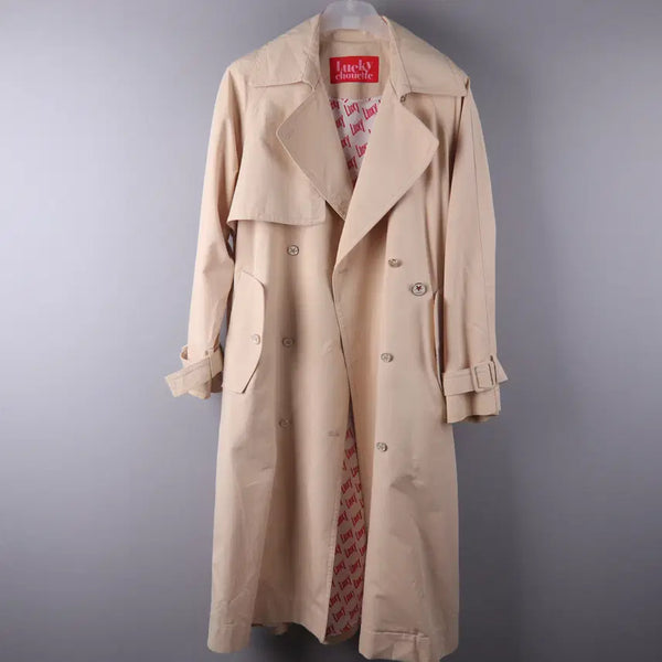 [BUNJANG] Lucky Chouette Double Trench Coat Beige (Size 36) / 럭키슈에뜨 더블 트렌치코트 베이지 (36)