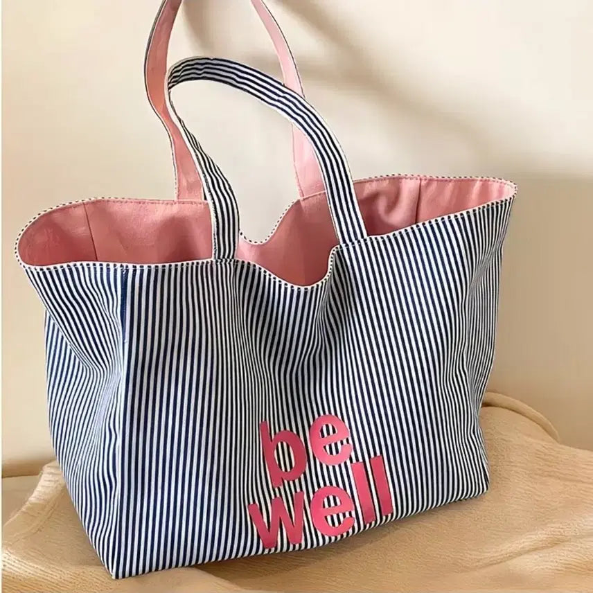 [BUNJANG] Stripe Reversible Shoulder Bag / 스트라이프 양면 숄더백 (새상품)