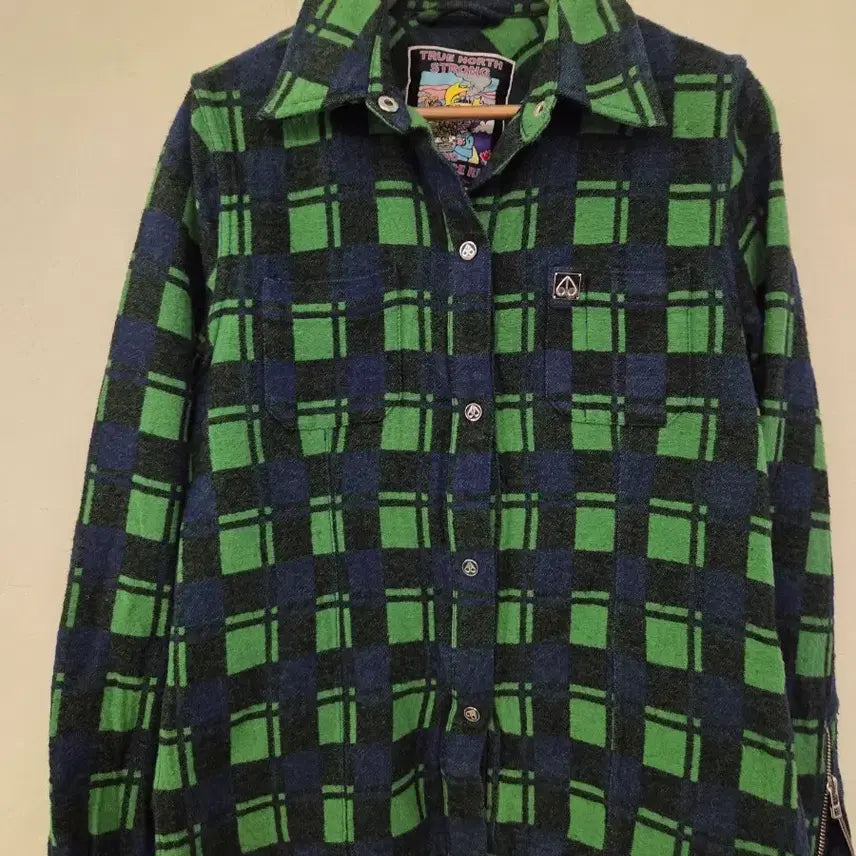 [BUNJANG] Mooas Knuckles Check Wool Shirt L/G / 무스너클 체크 모직남방 L/G