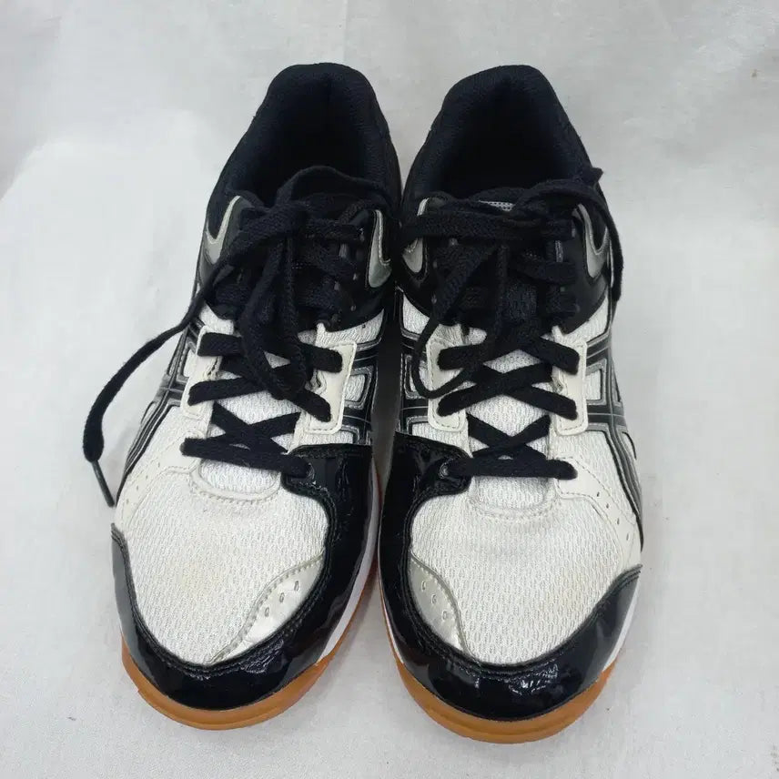 [BUNJANG] ASICS Badminton Shoes 255mm Black/White / 아식스 배드민턴화 255mm 블랙/화이트