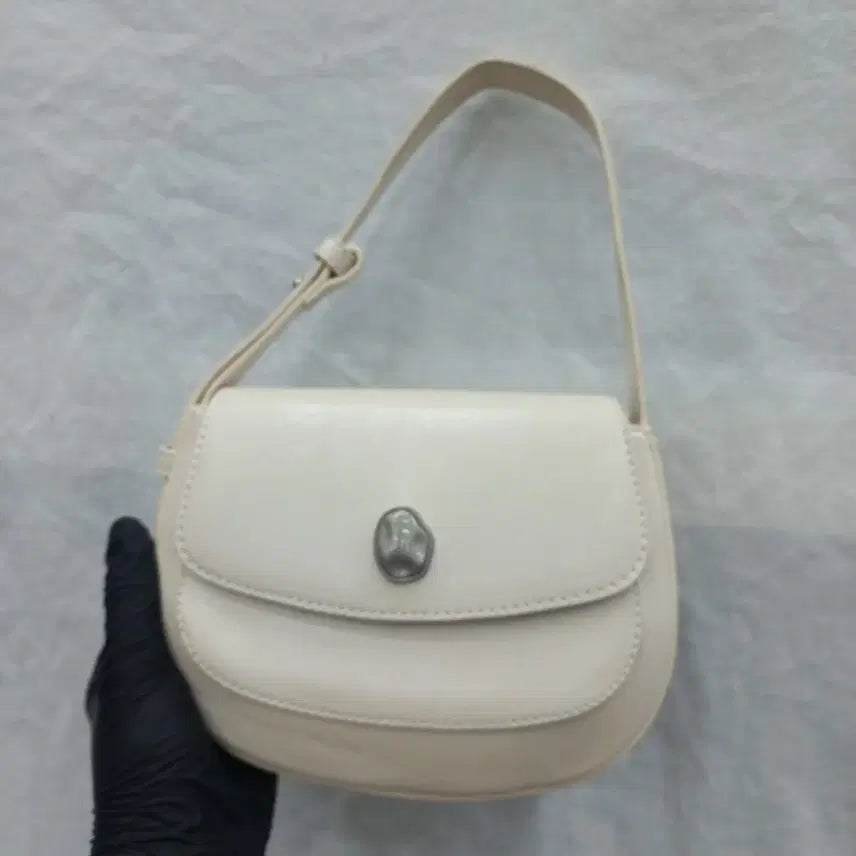 [BUNJANG] Mini Saddle Bag Ivory / 미니 새들백 아이보리