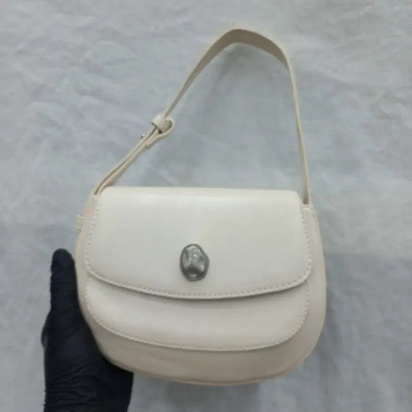 [BUNJANG] Mini Saddle Bag Ivory / 미니 새들백 아이보리