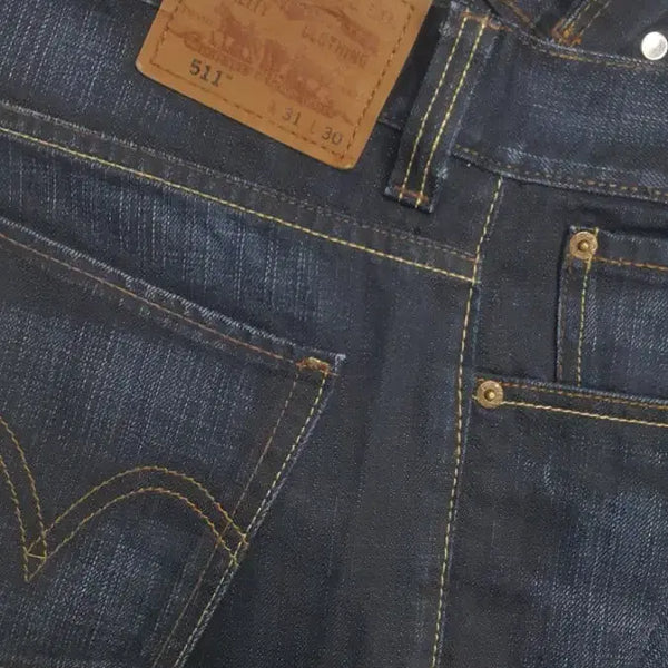 [BUNJANG] Levi's Coated Jeans (Overseas Edition) Size 31 / 리바이스 정품(해외판) 코팅진 31인치(No.519)거의새옷!